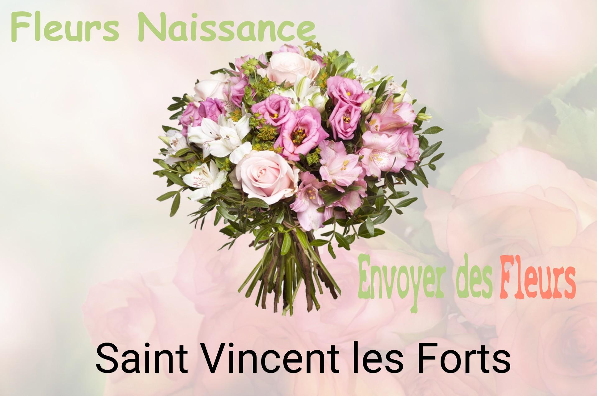 Bouquet de fleurs de naissance livré à Saint-Vincent-les-Forts